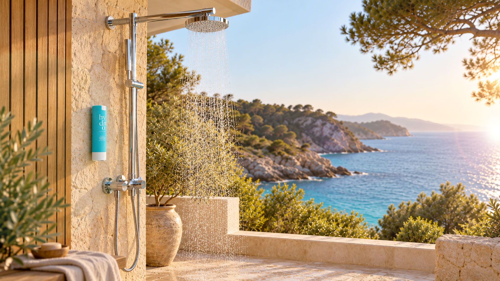 Hydro Touch inspired by a Mediterranean cove