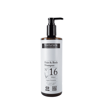 Naturals Remedies 500ml Haar- & Körpershampoo im Flacon Chicago mit Pumpe