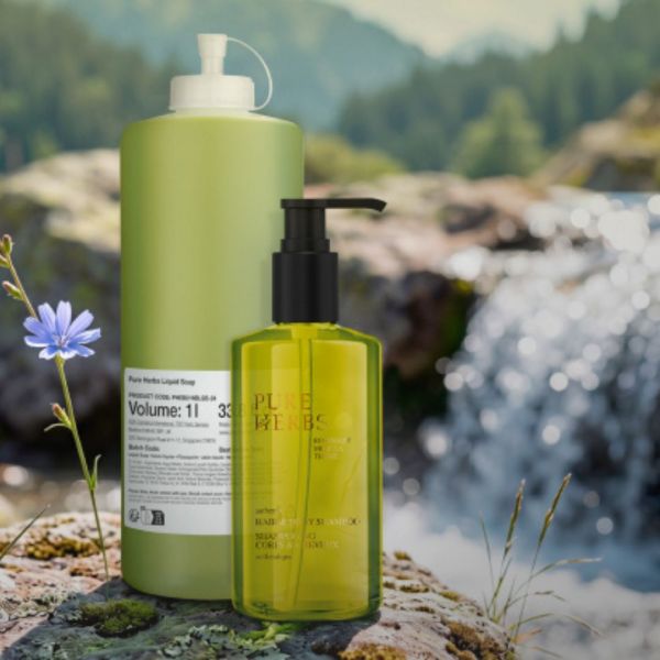 Eco Pack – 2-in-1 Herbal Hair & Body Shampoo (300 ml + 1L)
